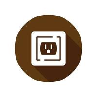 socket icon vector