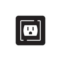 socket icon vector