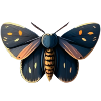 Tropical colorful butterflies. png