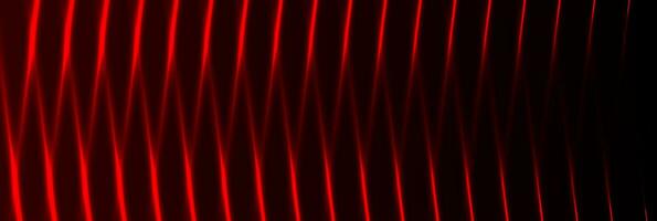 Red neon laser lines abstract background vector