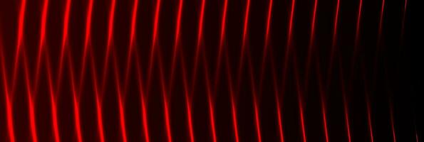 Red neon laser lines abstract background vector