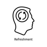 Refreshment vector  outline Icon  Design illustration. Business And Management Symbol on White background EPS 10 File