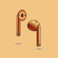 Explore our high-quality earphone illustrations, showcasing sleek and modern designs.  Perfect for tech-related projects, advertisements, and audio-focused visuals. vector