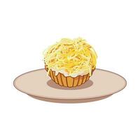 Enhance your culinary designs with our selection of ensaymada illustrations. Perfect for cookbooks, food blogs, and menus, these images add an authentic and tempting touch to your creative projects. vector