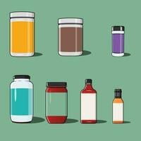 Vibrant and colorful Check out this amazing range of jars that have unique and stunning shapes. vector