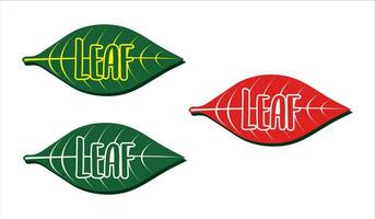 Leaf logo design,leaf symbol concept vector