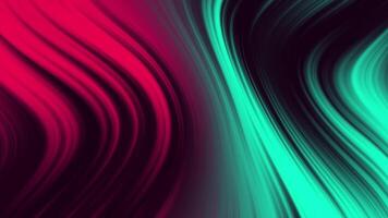 abstrakt Hintergrund mit rot und Grün Wellen video
