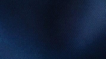 Close-up blue polyester fabric texture use as background. photo