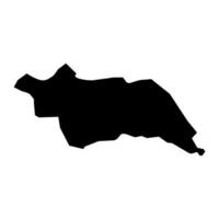 Famagusta district map, administrative division of Republic of Cyprus. Vector illustration.