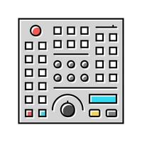 controlar panel herramienta trabajo color icono vector ilustración