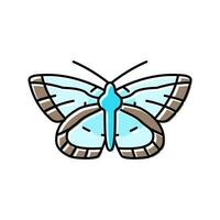 chalk hill blue spring color icon vector illustration