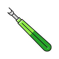 stitch ripper knitting wool color icon vector illustration