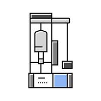 arrastrarse pruebas materiales Ingenieria color icono vector ilustración