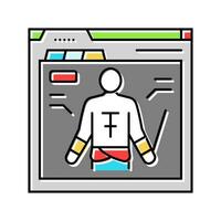 character design game development color icon vector illustration