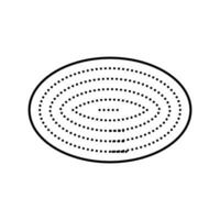 floormat living room line icon vector illustration