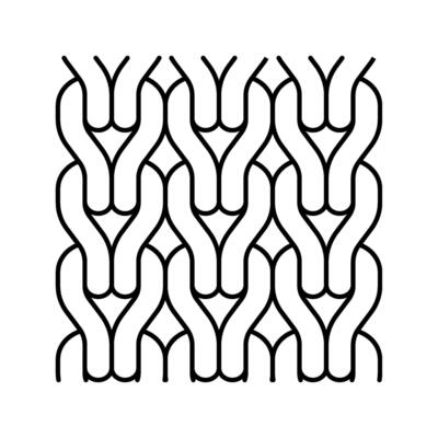 knitwear knitting wool line icon vector illustration
