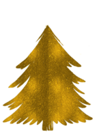 or briller particules Noël arbre avec étoile png