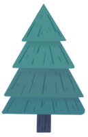 Noël arbre main tiré style png