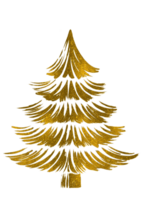 or briller particules Noël arbre avec étoile png