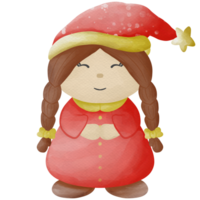 Girl in Christmas png