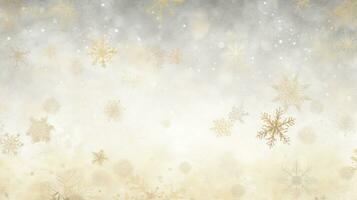 AI generated A gold and silver themed background with a subtle snowflake pattern photo