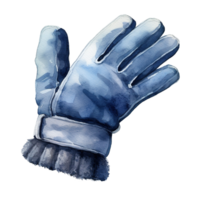 AI generated Winter Gloves For Christmas Event. Watercolor Style. AI Generated png