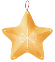 Star Aquarell Weihnachten Dekorationen Hand gezeichnet Abbildungen Aquarell Winter isoliert Dekore, druckbar, Dekore, Karten, Einladungen, Gruß Karten, Urlaub Geschenke png