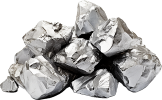 ai genererad silver- nuggets png