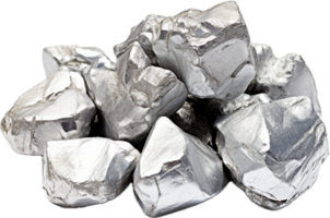 ai genererad silver- nuggets png