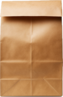 AI generated brown paper lunch bag png