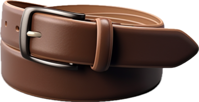 AI generated leather belt png