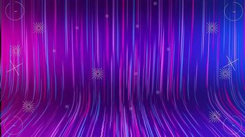 Purple and blue background with stars and lights video