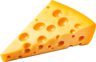 ai generado rebanada de queso png