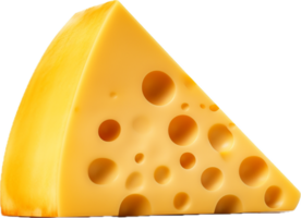 ai generiert Scheibe von Käse png