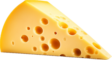 ai generado rebanada de queso png