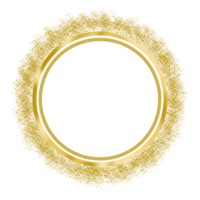 Round Gold Frame png