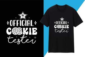 probador oficial de cookies vector