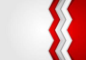 Contrast red and grey tech arrows background photo