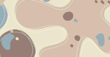 Abstract background various shapes and doodle objects pastel color vector