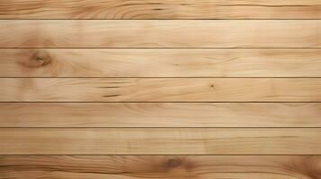 AI generated Maple wood texture boards. Super long maple plank texture background. High-resolution. AI Generative photo