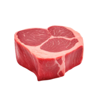 ai généré Frais brut savoureux Viande steak vache png