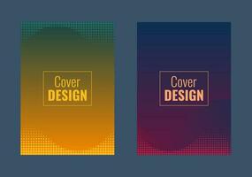 Set of modern abstract background for your cover book design, flyer, brochure and more vector