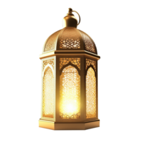 AI generated Ramadan Arabic lantern on transparent background png