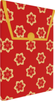 3d geven Chinese rood envelop png