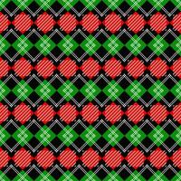 Green,White and Red tartan plaid Scottish seamless pattern.Texture from plaid, tablecloths, clothes, shirts, dresses, paper, bedding, blankets and other textile products. Christmas concept. vector