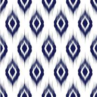 Art print of Ikat Seamless Pattern Design for background,carpet,wallpaper,clothing,wrapping,Batik,fabric,Vector illustration.embroidery style. vector