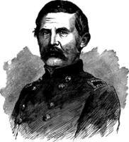 General Thomas L. Crittenden, vintage illustration vector