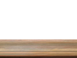 empty wooden table front view PNG transparent