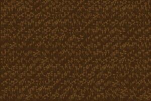 Illustration wallpaper of cuneiform script character on brown color background. vector