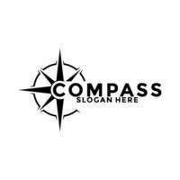 compass logo design vector, creative idea compass or navigation logo icon template vector